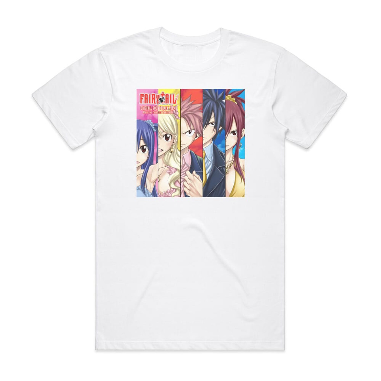 Yasuharu Takanashi Fairy Tail Original Soundtrack Volume 4 Album Cover  T-Shirt White