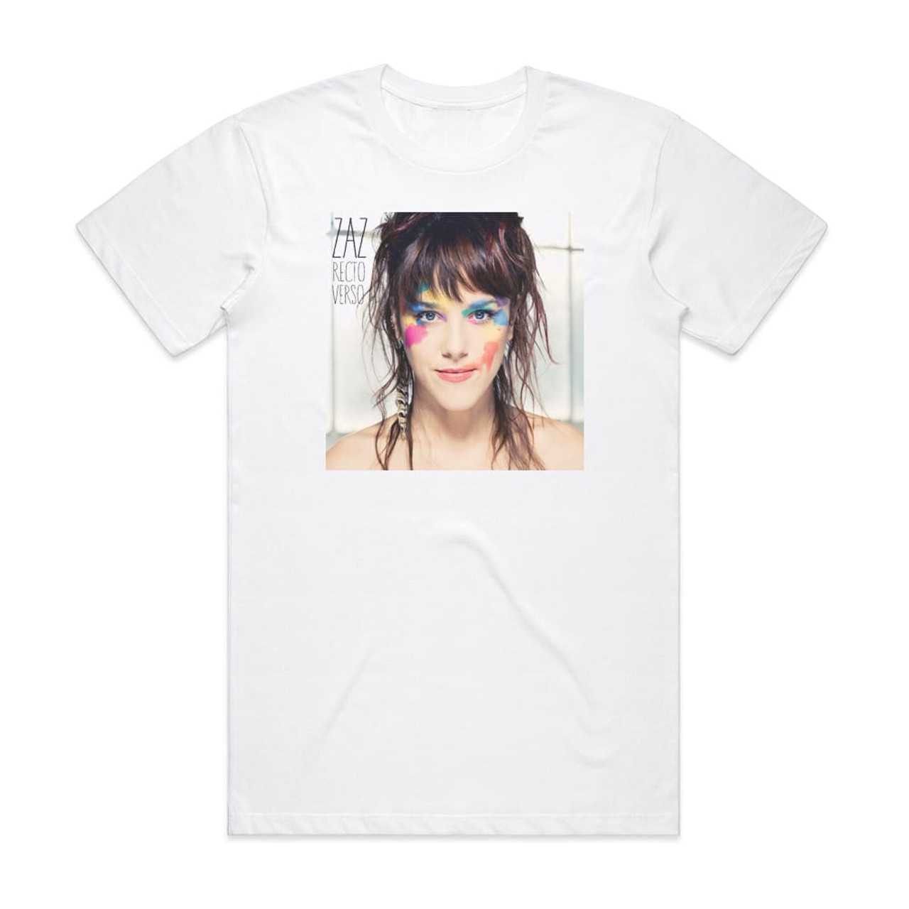 ZAZ Recto Verso Album Cover T-Shirt White