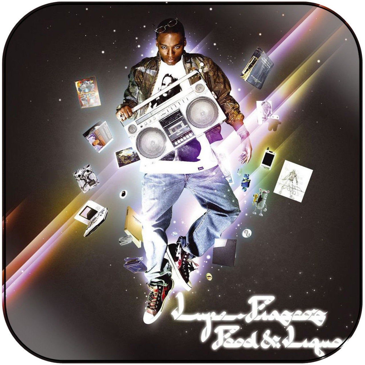 Lupe Fiasco - Food Liquor Album Cover Sticker