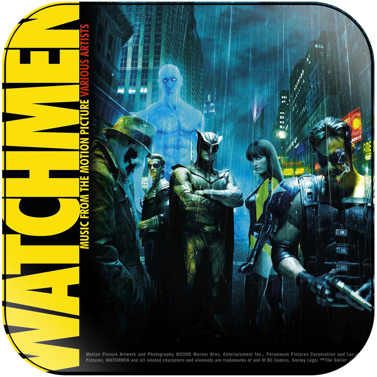 Various Artists - Watchmen Music From The Motion Picture Album Cover Sticker