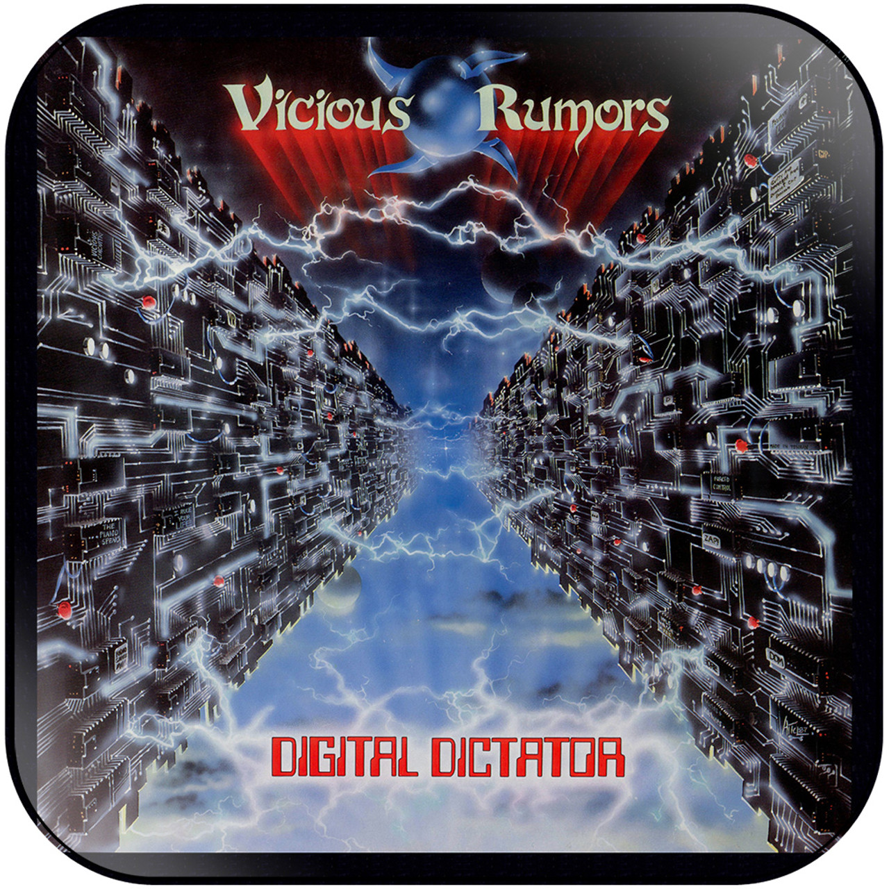 Vicious Rumors Digital Dictator Album Cover Sticker