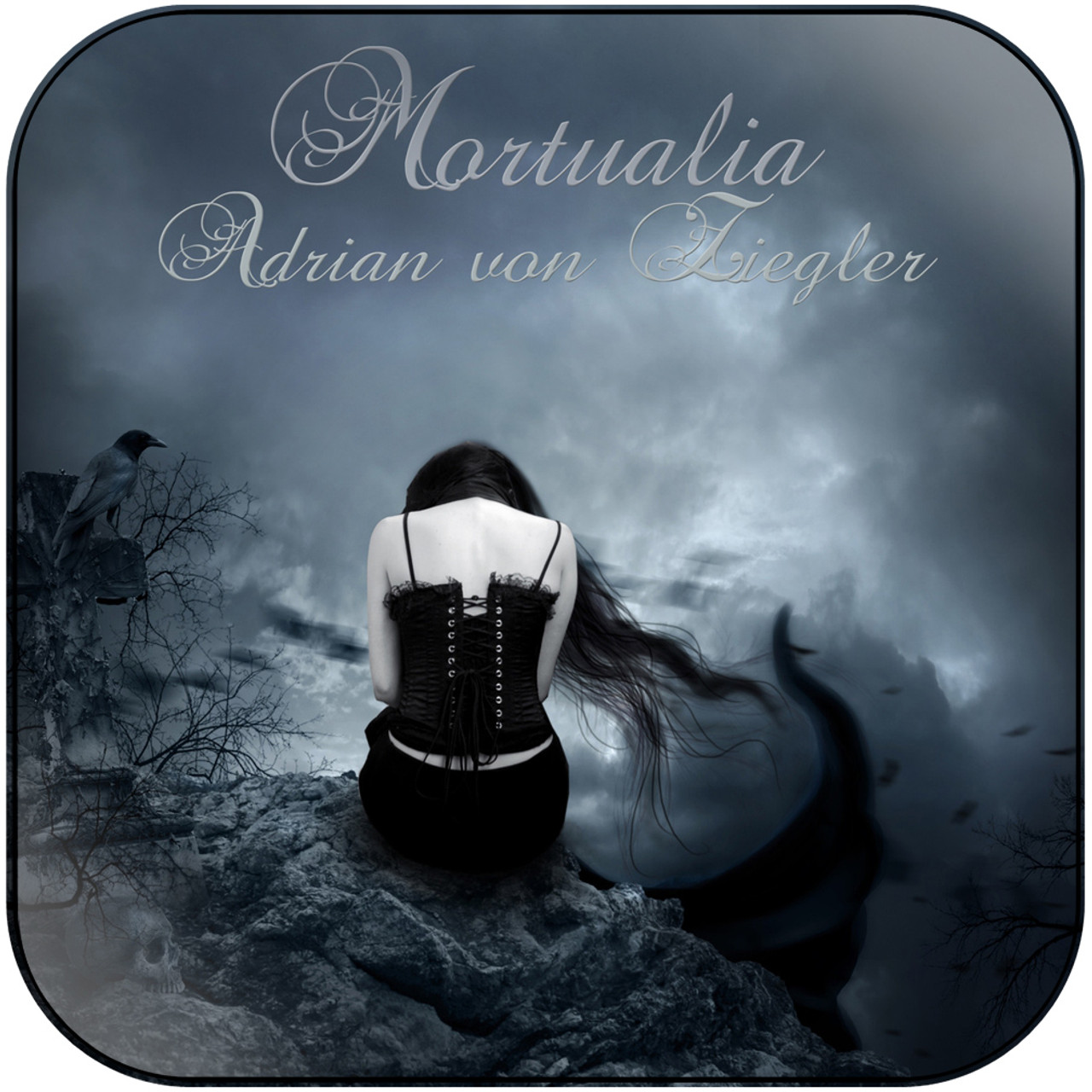 Adrian von Ziegler - Mortualia Album Cover Sticker