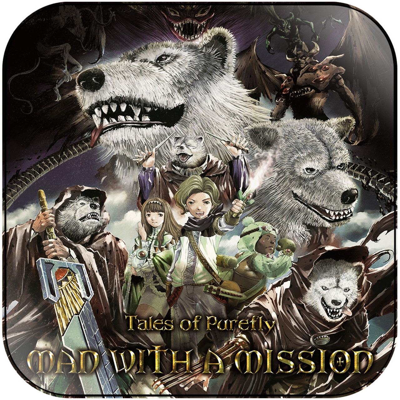 MAN WITH A MISSION - Tales Of Purefly-2 Album Cover Sticker