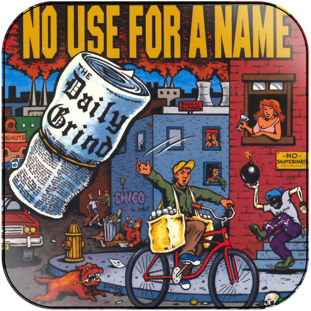 No Use for a Name The Daily Grind Album Cover Sticker