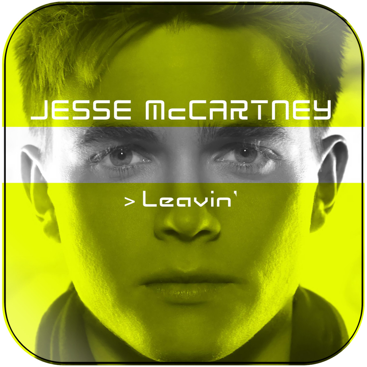 Jesse McCartney Leavin3 Album Cover Sticker