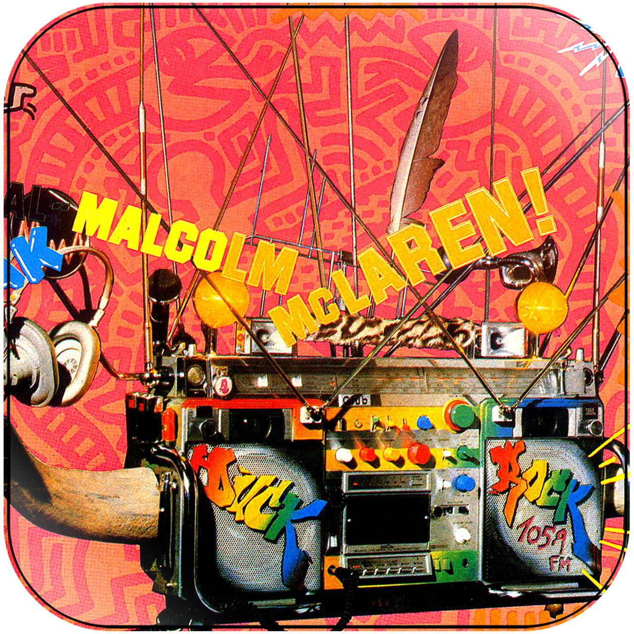 Malcolm McLaren - Duck Rock Album Cover Sticker