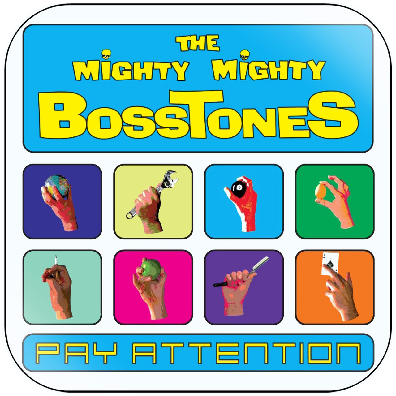 The Mighty Mighty Bosstones Pay Attention Album Cover Sticker