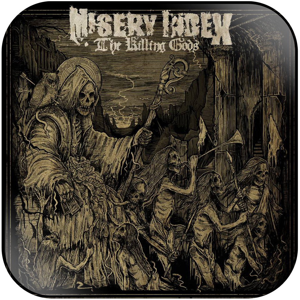 Misery Index The Killing Gods Album Cover Sticker