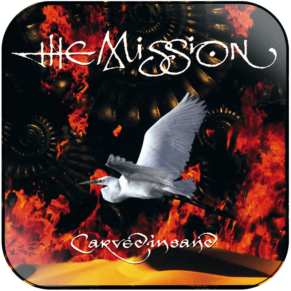 The Mission Carved In Sand Album Cover Sticker