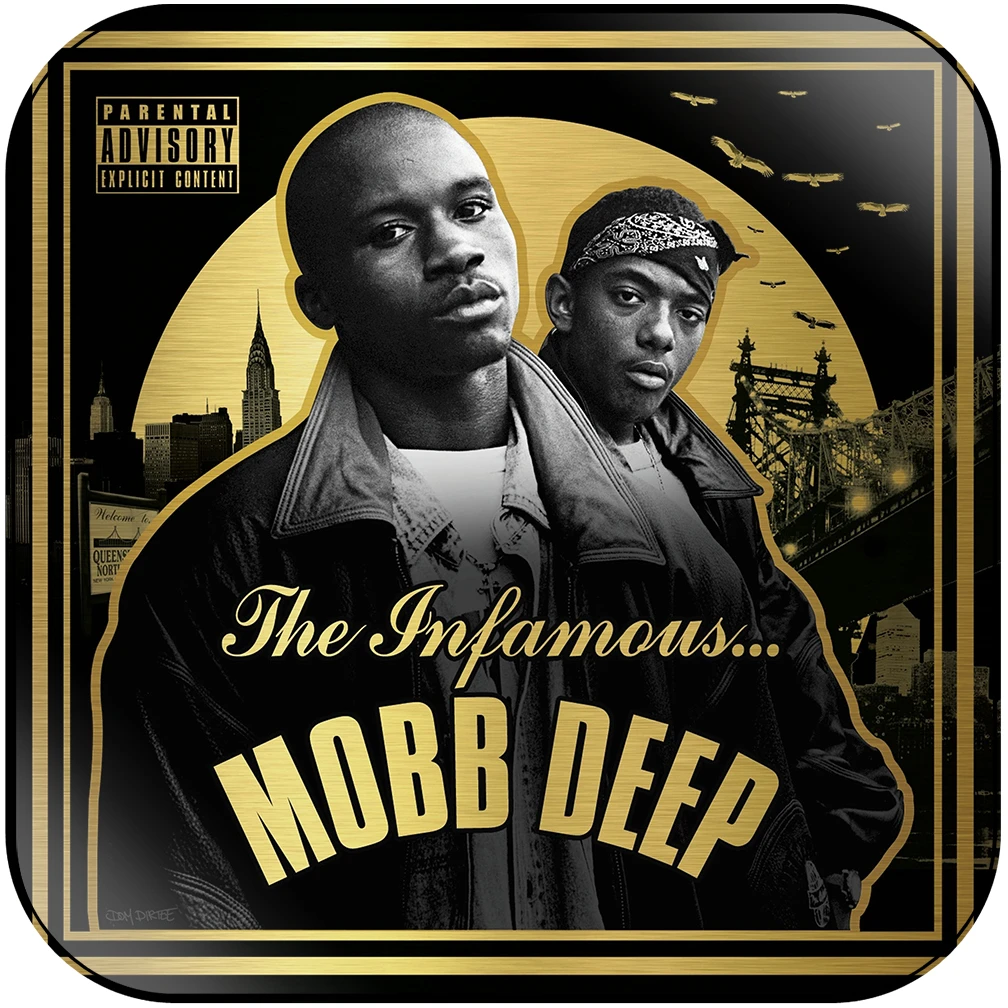 ステッカー2枚セット Mobb Deep / The Infamous Mobb Deep The Infamous Mobb Deep Album Cover Sticker
