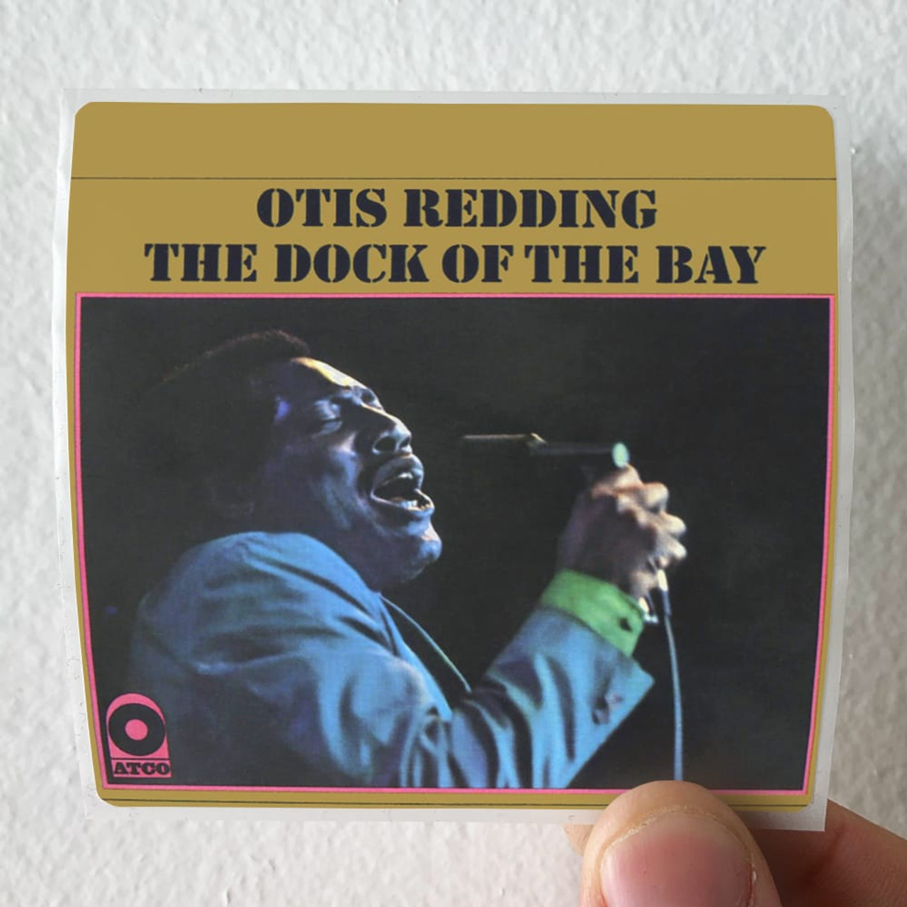 Otis Redding The Dock Of The Bay Album Cover Sticker