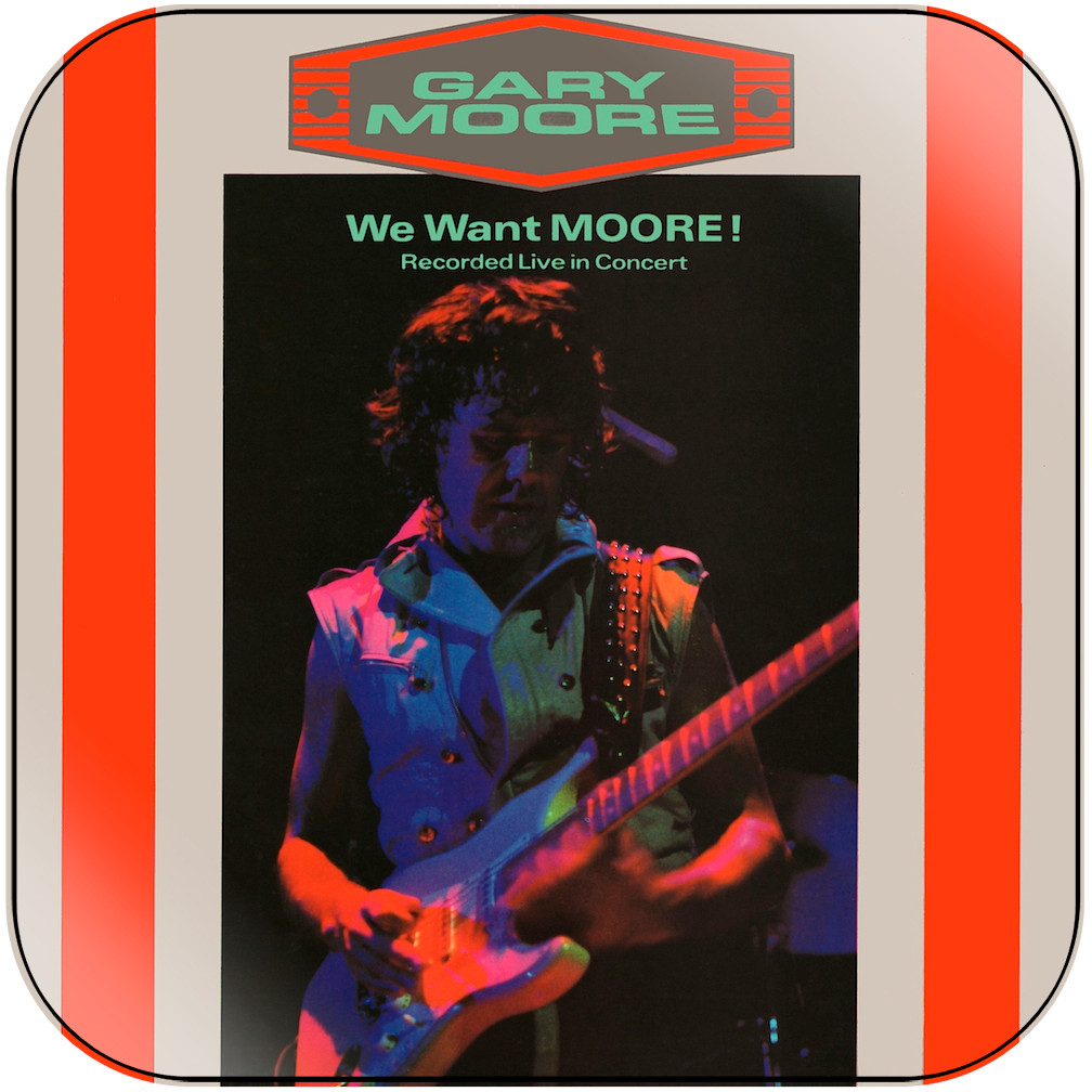 Gary Moore We Want Moore Album Cover Sticker Gary Moore We Want Moore Album Cover Sticker