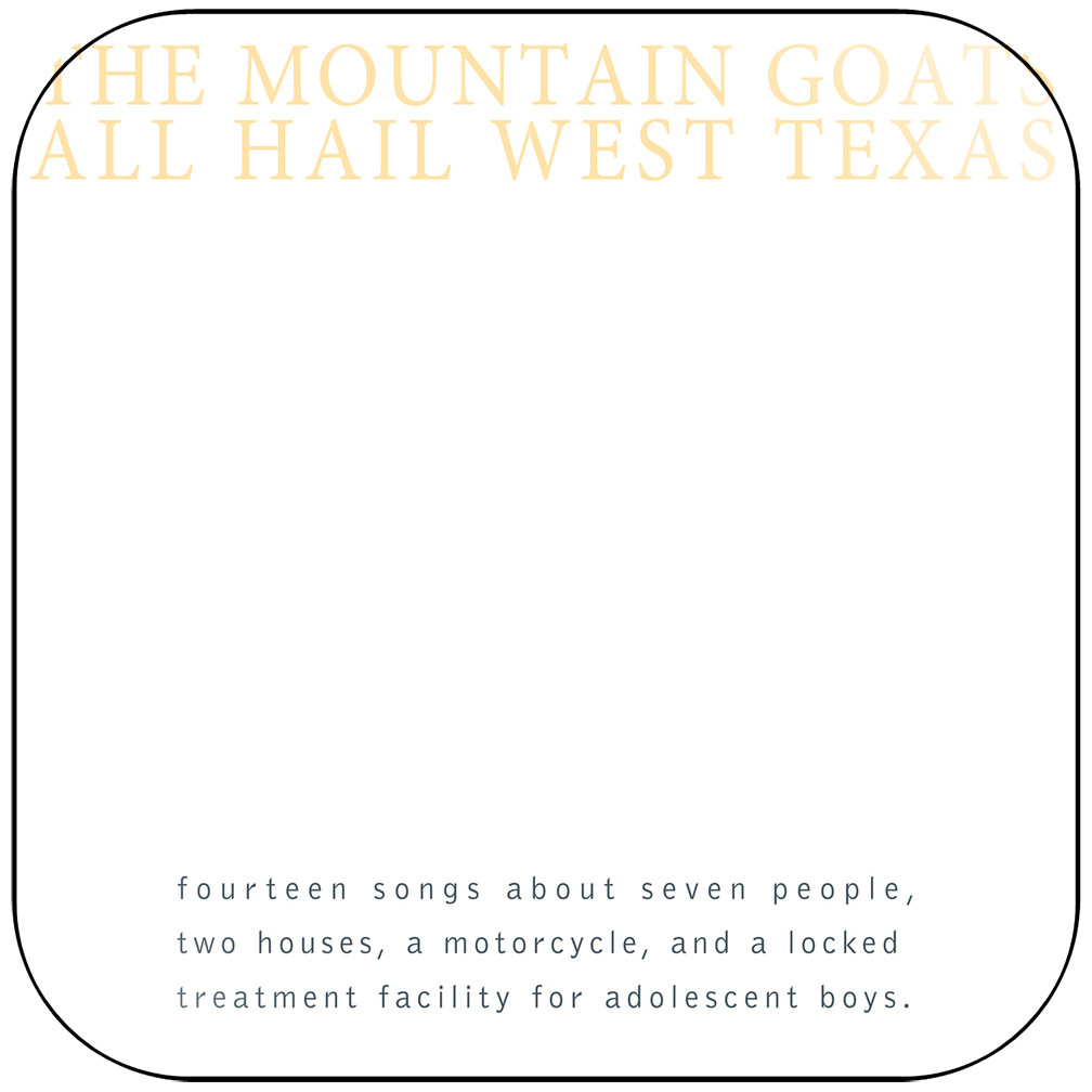 Texas Goat Sticker The Mountain Goats All Hail West Texas Album Cover Sticker