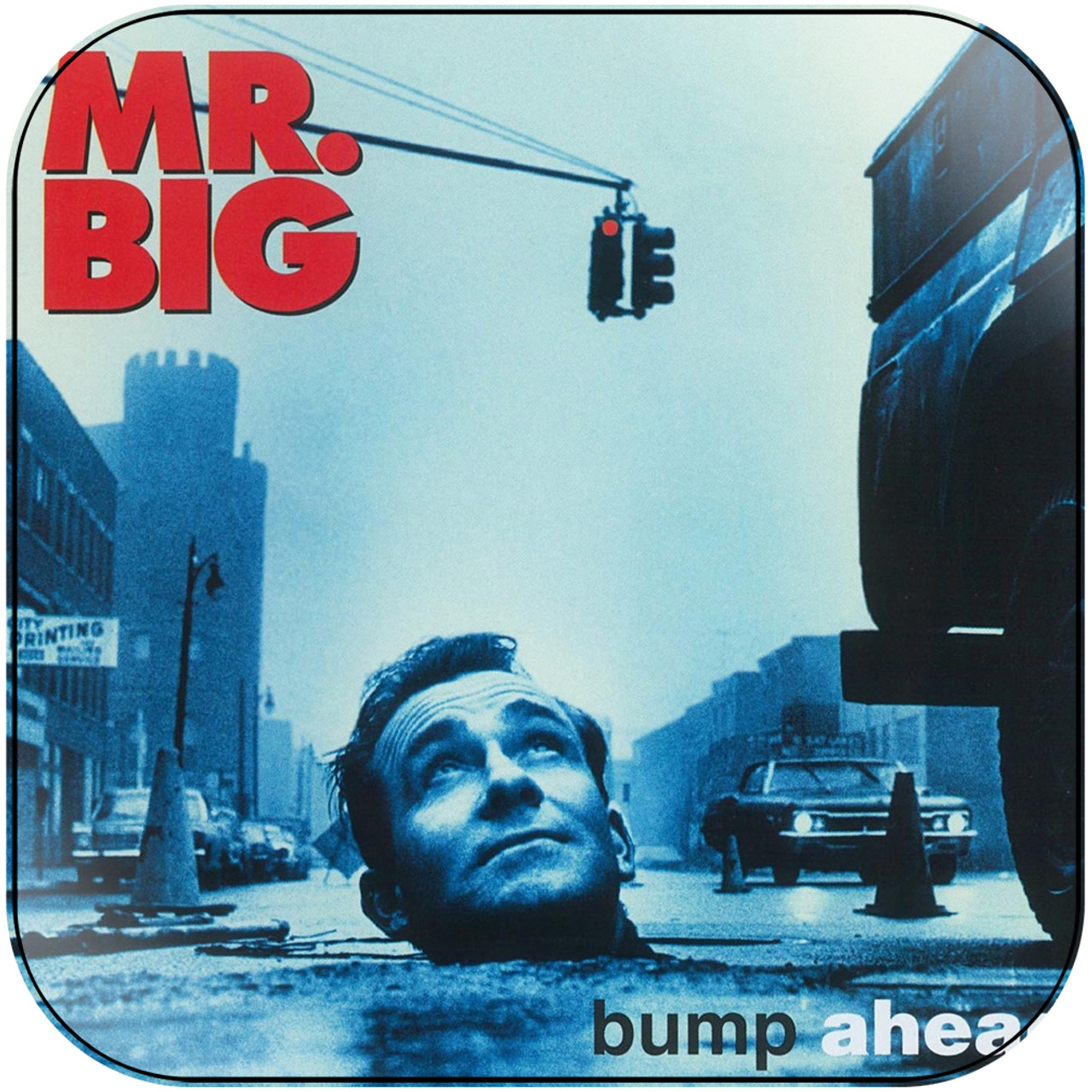 Mr Big Bump Ahead Album Cover Sticker Mr Big Bump Ahead Album Cover Sticker