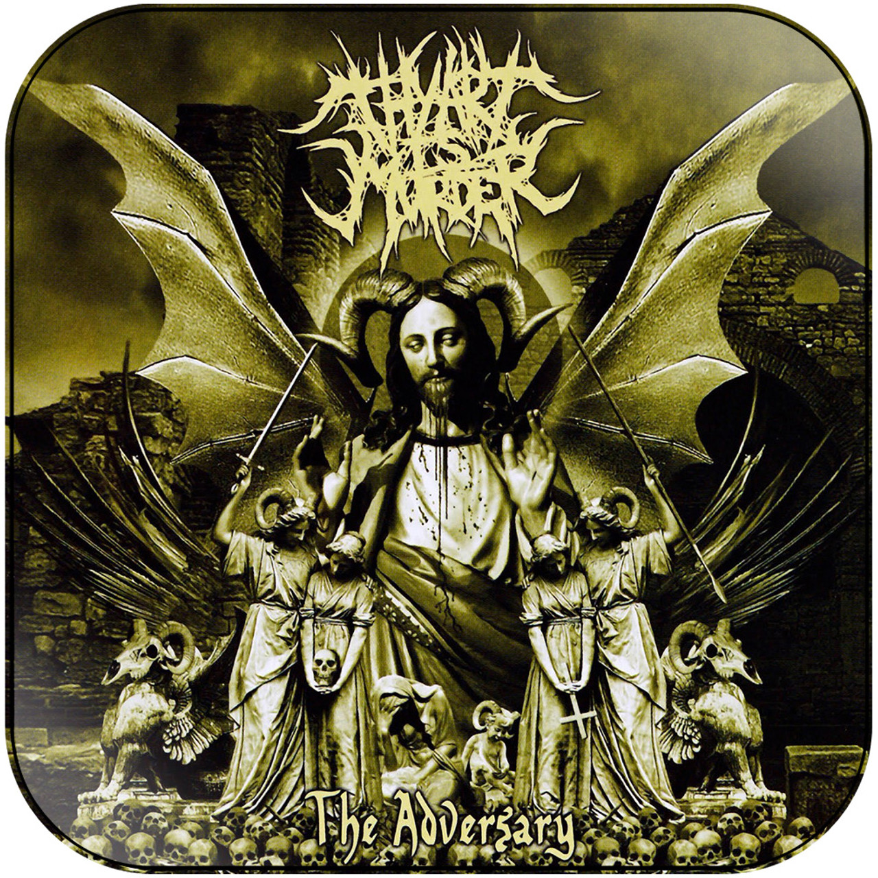 Thy Art Is Murder The Adversary-1 Album Cover Sticker