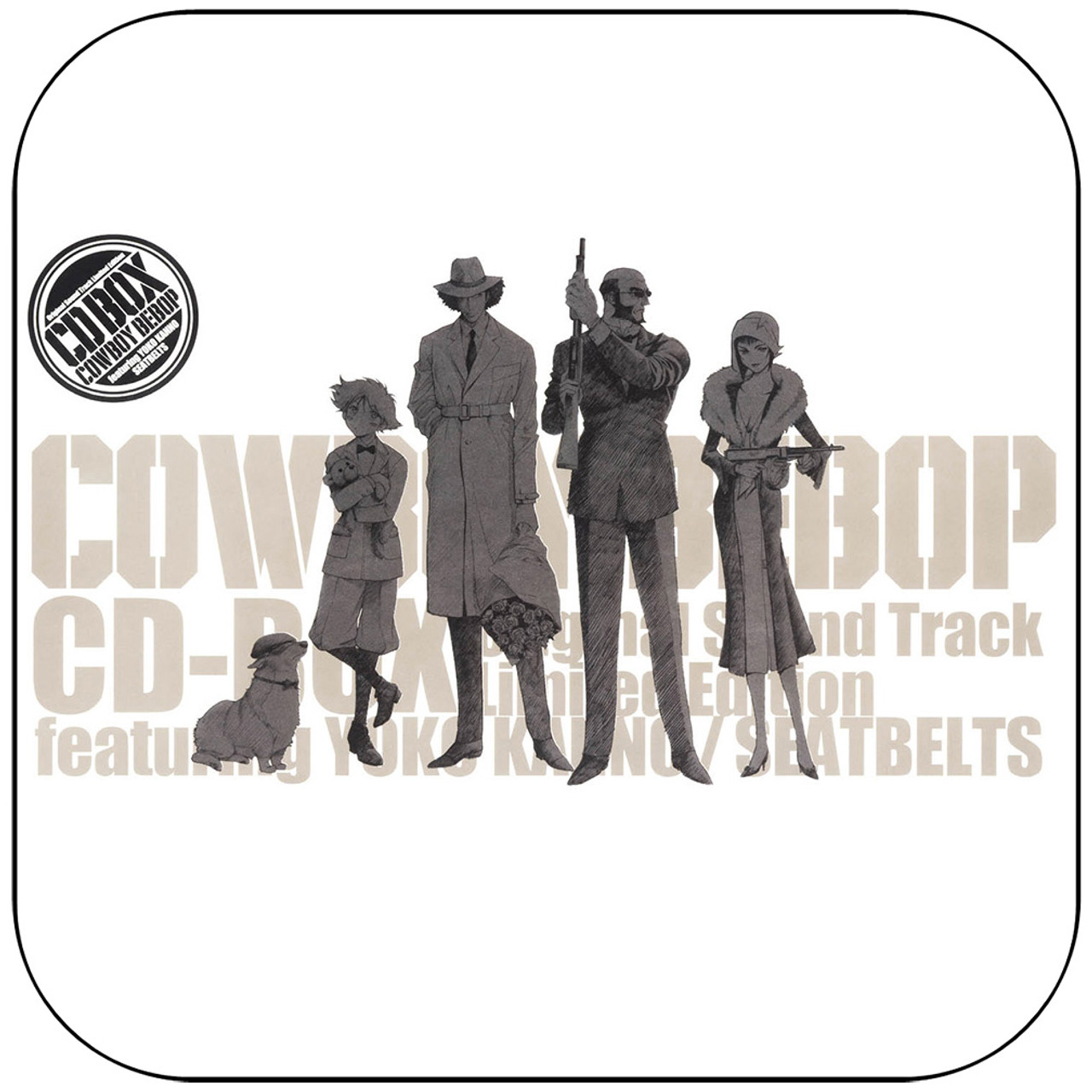 The Seatbelts - Cowboy Bebop Cd Box Album Cover Sticker