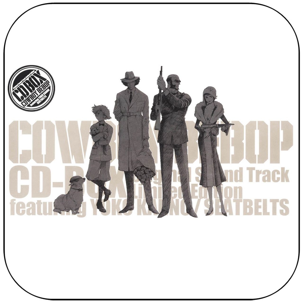 The Seatbelts Cowboy Bebop Cd Box Album Cover Sticker