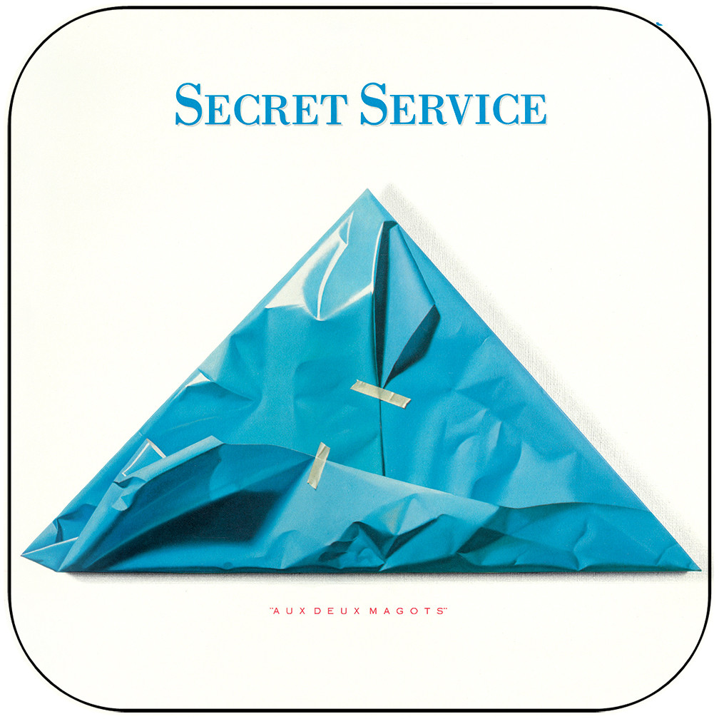 Secret Service Aux Deux Magots Album Cover Sticker