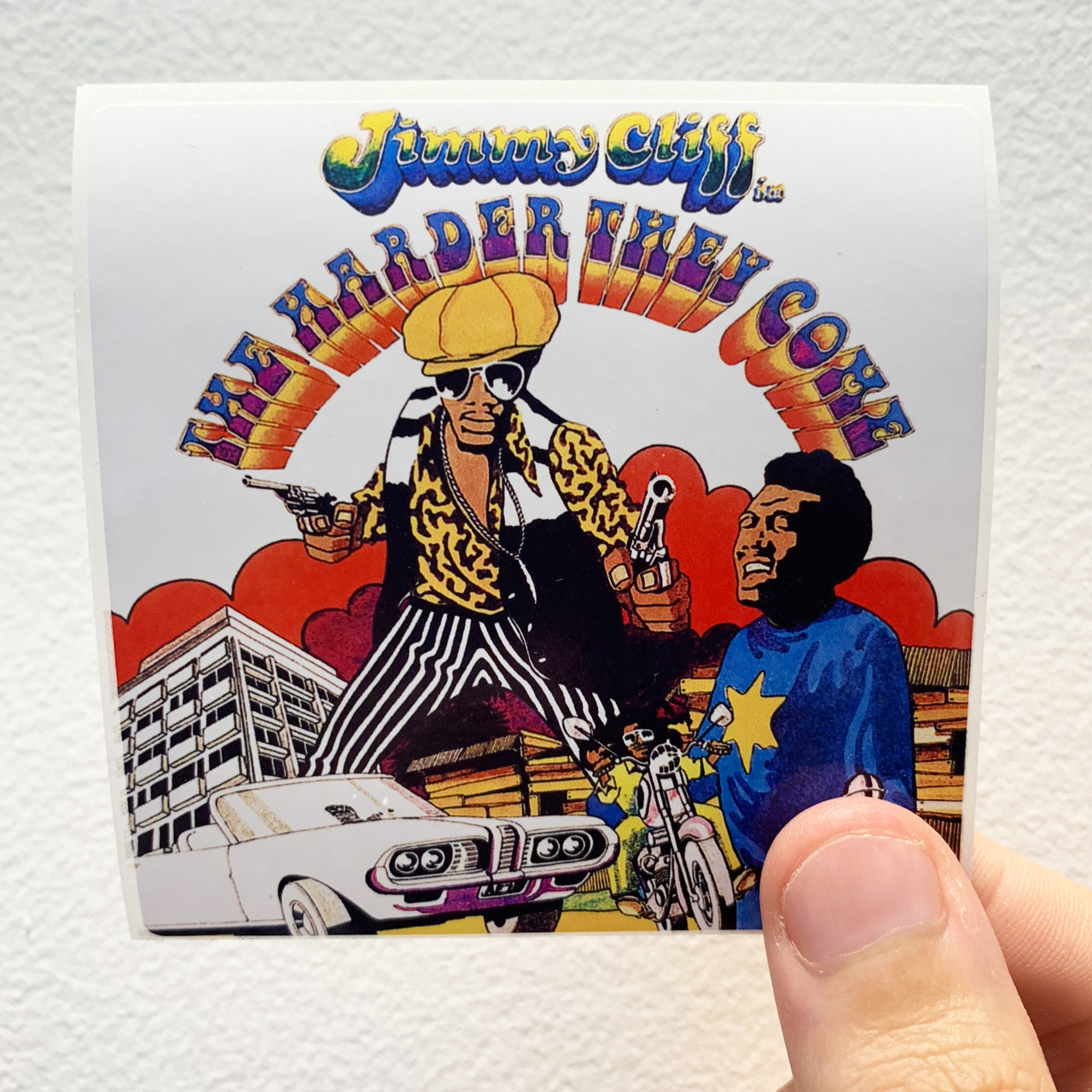 Jimmy Cliff The Harder They Come Album Cover Sticker Original Soundtrack