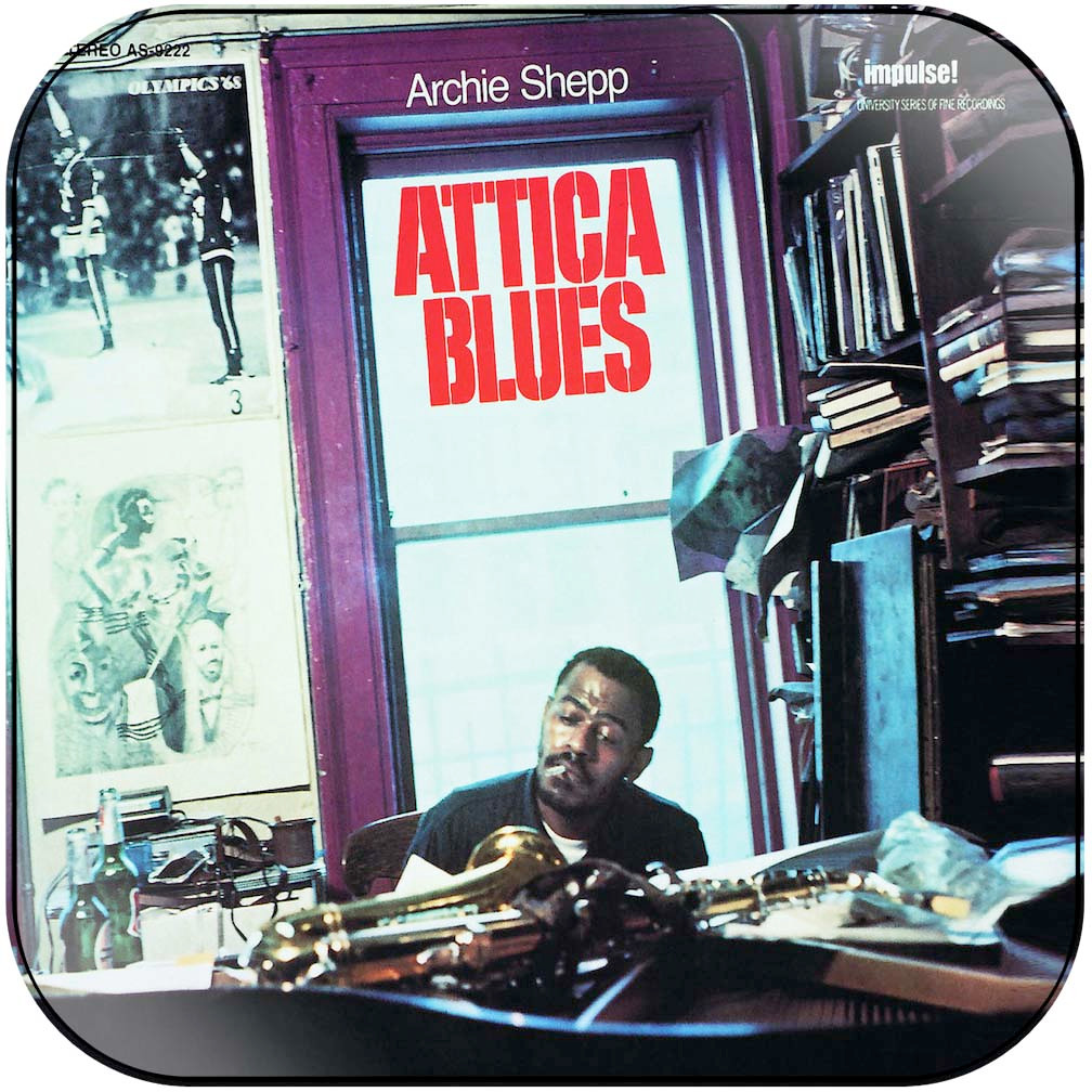 Archie Shepp Attica Blues Album Cover Sticker