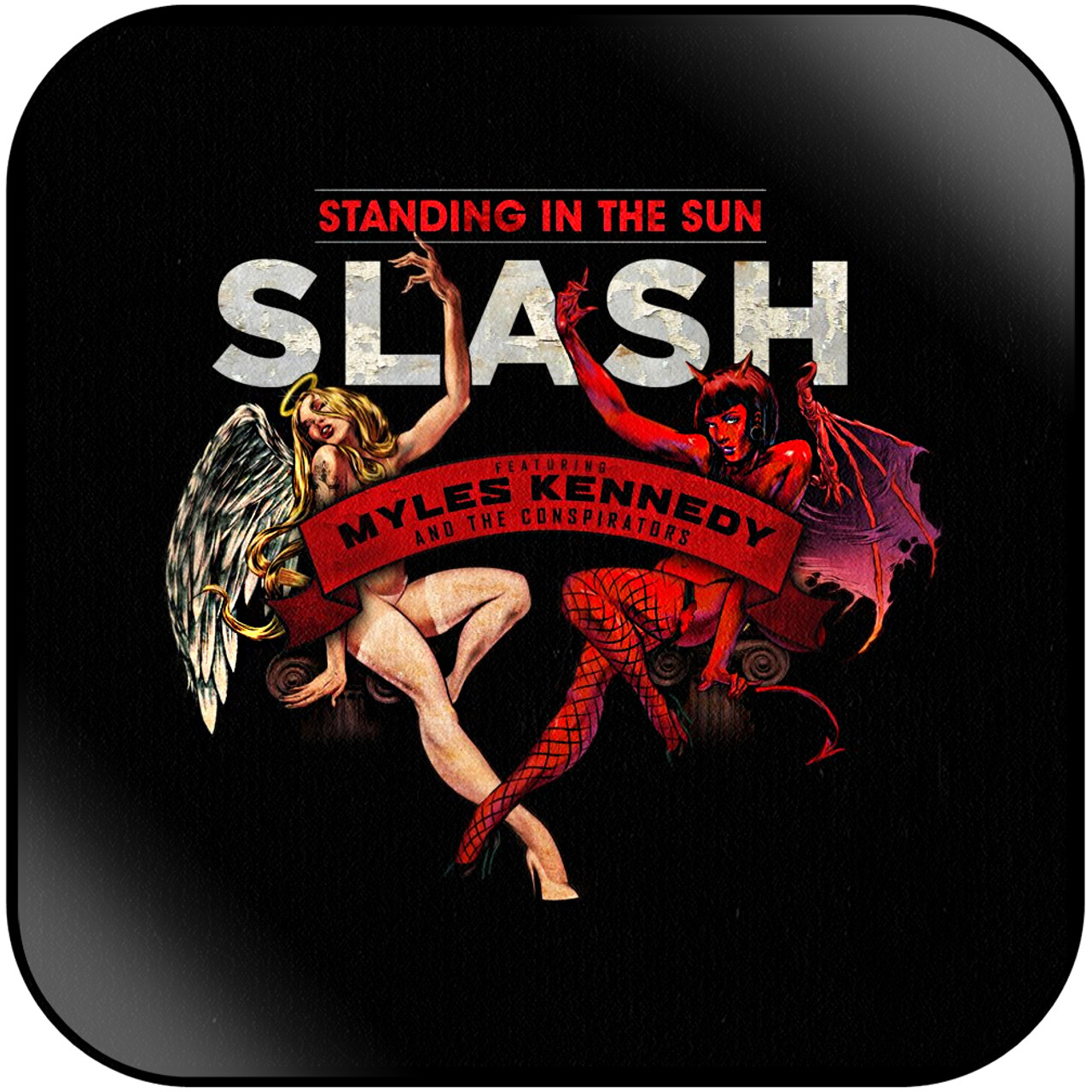 Slash feat Kennedy Miles and The Conspirators Living The Dream Tour Live  Album Cover Sticker