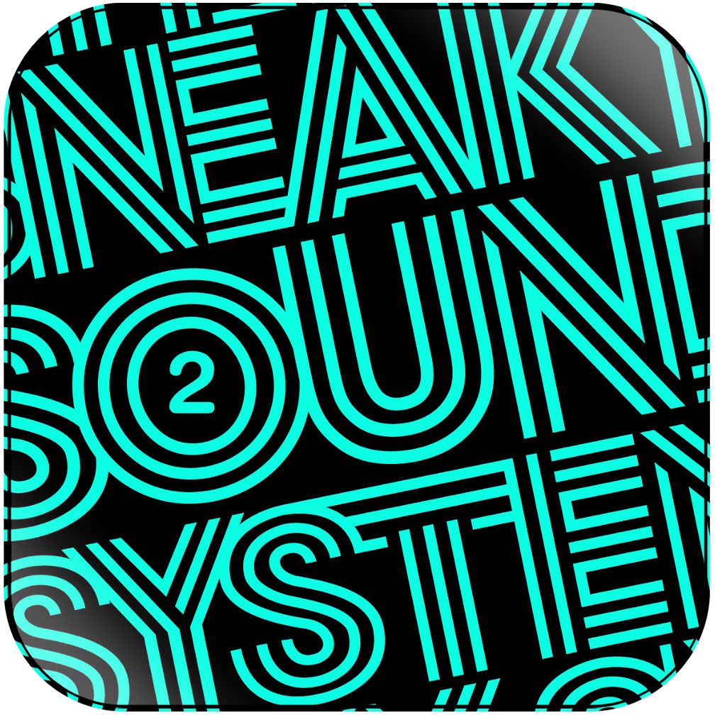 Sneaky Sound System Album Cover Sticker