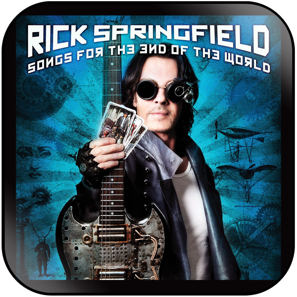 Rick Springfield Songs For The End Of The World Album Cover Sticker