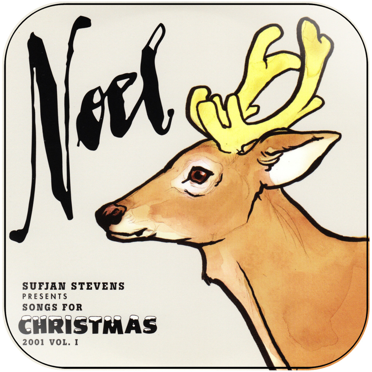 Sufjan Stevens - Noel Songs For Christmas Volume I Album Cover Sticker