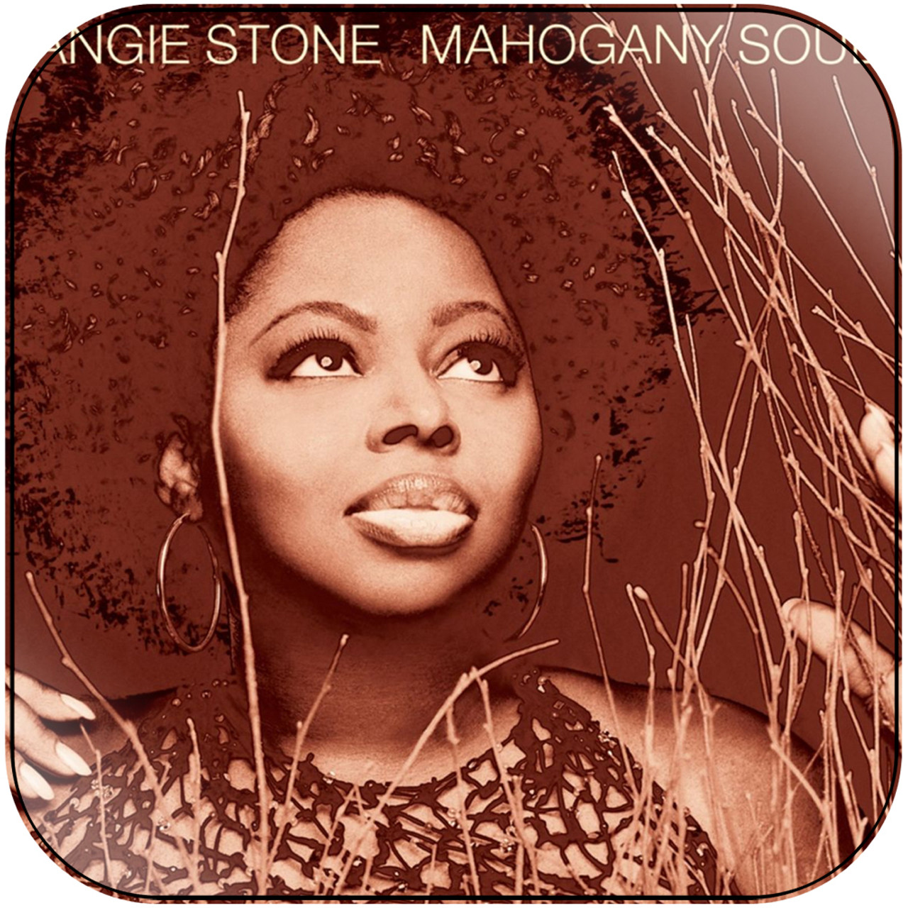 Angie Stone Mahogany Soul Album Cover Sticker
