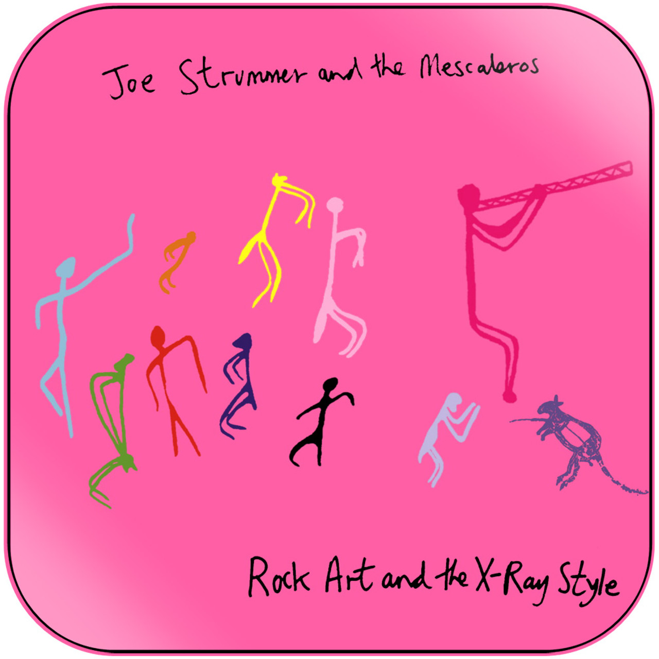 Joe Strummer and The Mescaleros - Rock Art And The X Ray Style Album Cover  Sticker