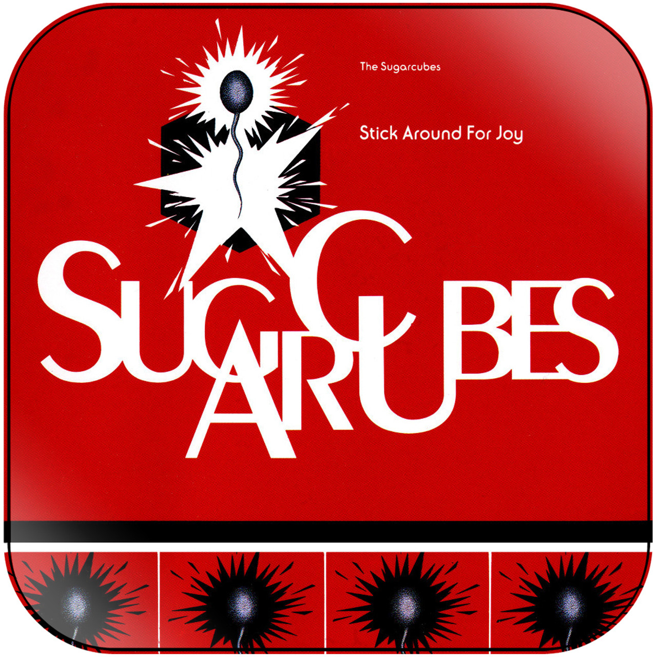 The Sugarcubes Stick Around For Joy Album Cover Sticker
