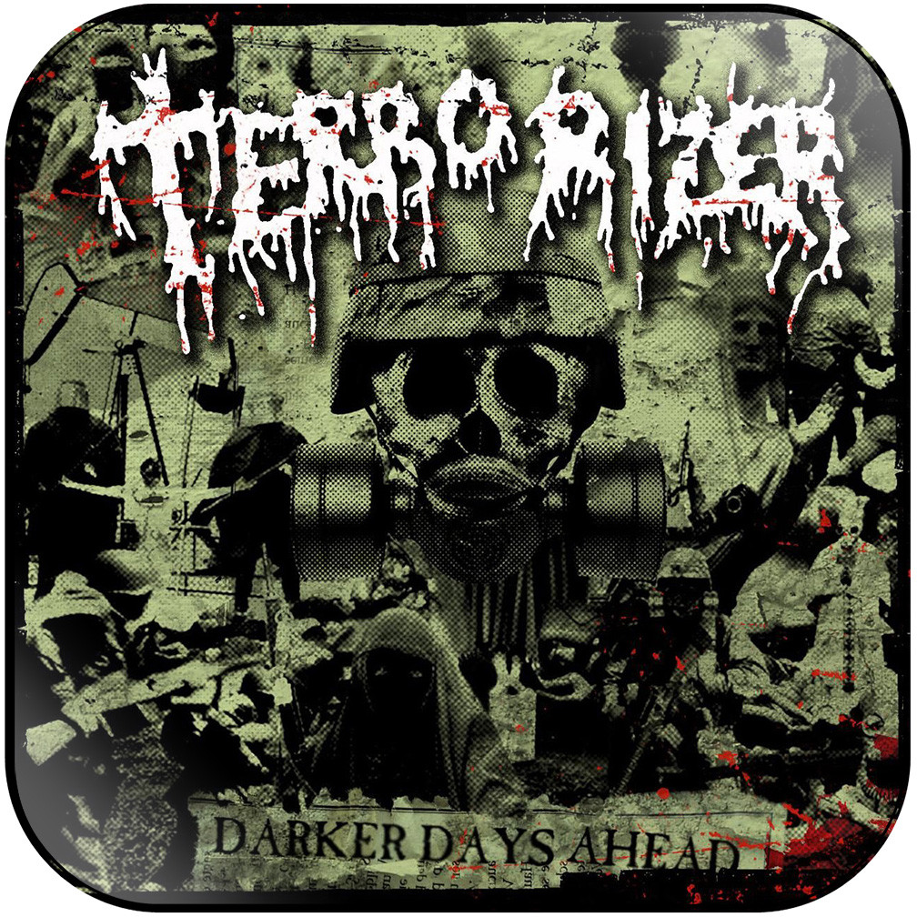 Terrorizer Darker Days Ahead Album Cover Sticker