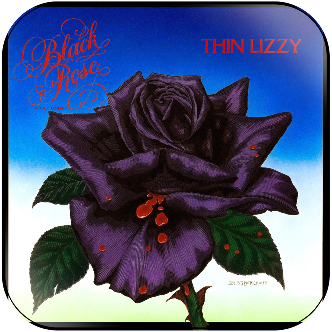 Thin Lizzy Black Rose A Rock Legend-1 Album Cover Sticker