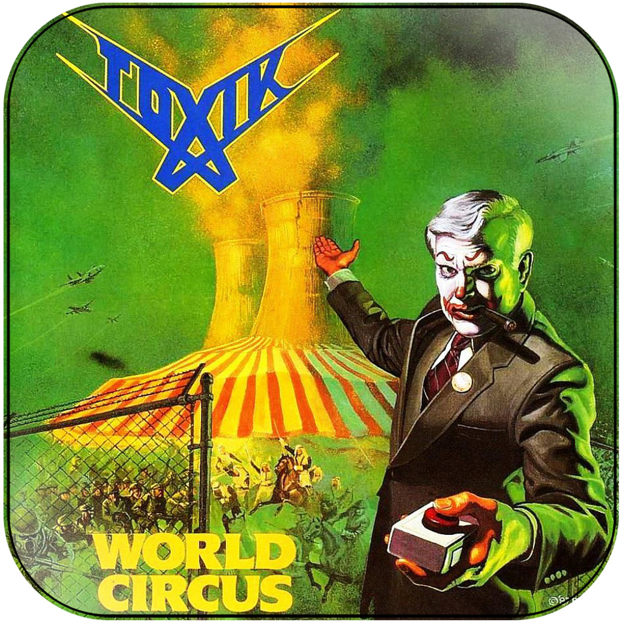 Toxik World Circus Album Cover Sticker