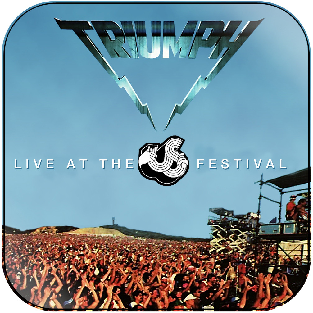 Triumph Live At The Us Festival Album Cover Sticker