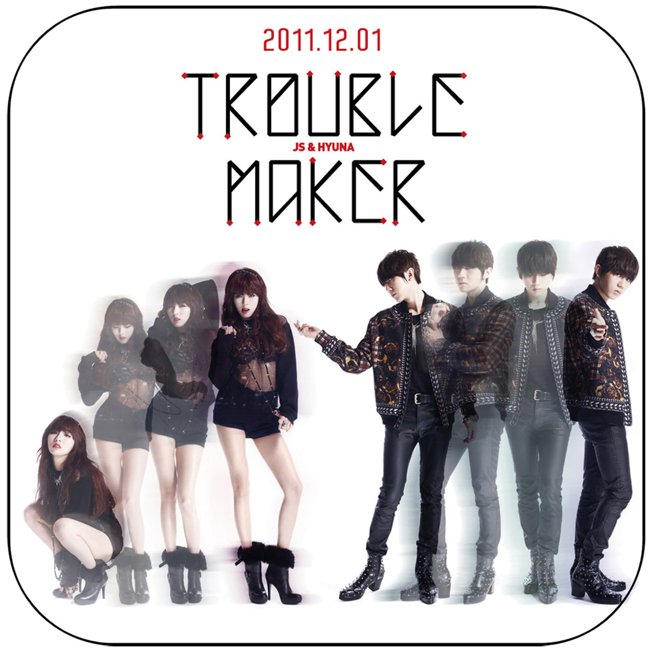 Trouble Maker Trouble Maker Album Cover Sticker
