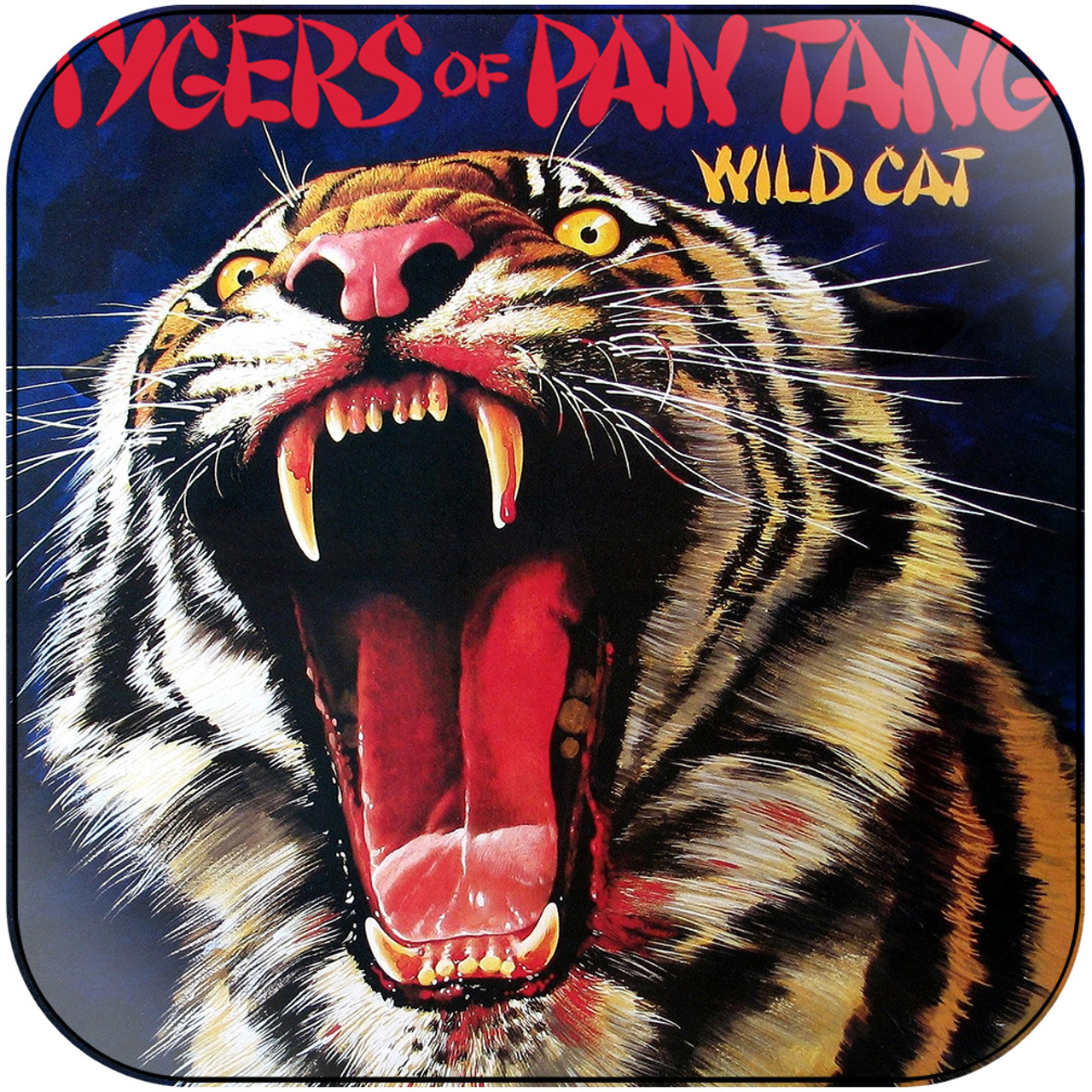 Tygers of Pan Tang - Wild Cat-2 Album Cover Sticker