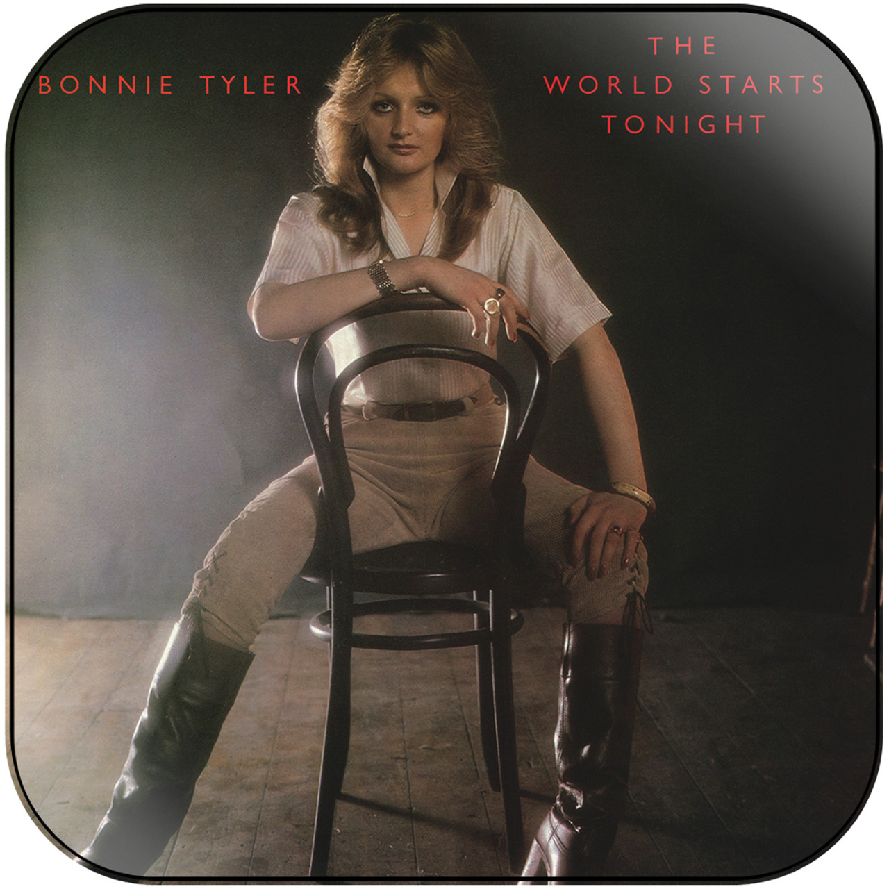 Bonnie Tyler The World Starts Tonight Album Cover Sticker