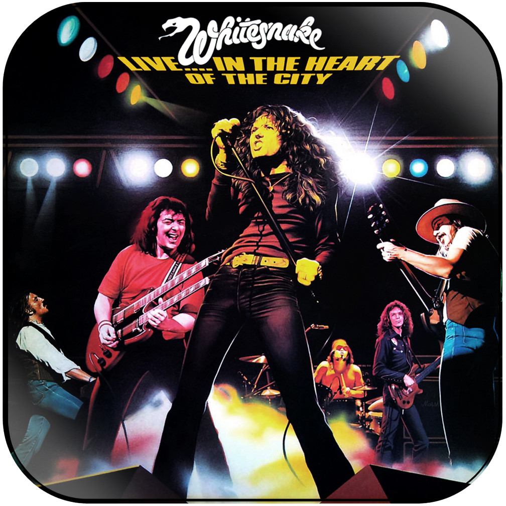 Whitesnake Live In The Heart Of The City-2 Album Cover Sticker