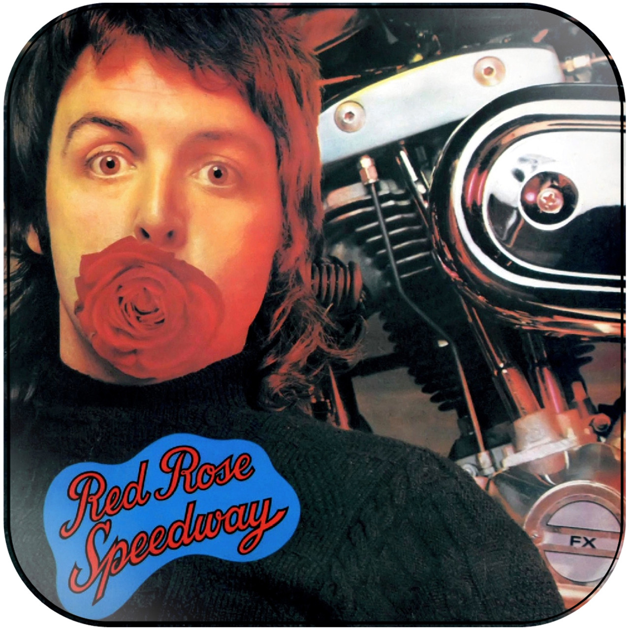 Wings Red Rose Speedway Album Cover Sticker