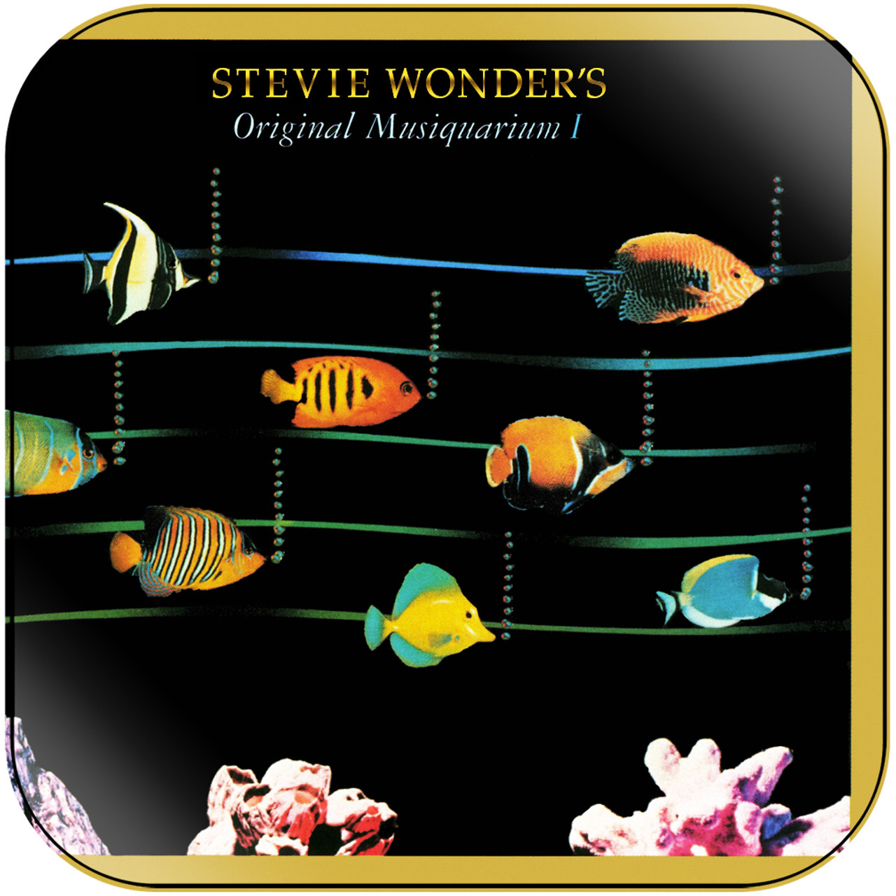 Stevie Wonder Original Musiquarium I-2 Album Cover Sticker