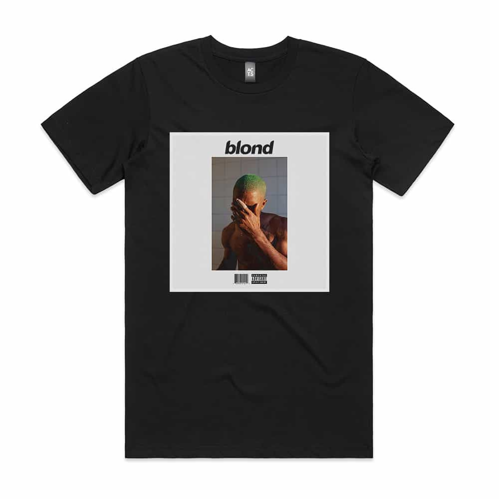 Frank Ocean Blond Album Cover T-Shirt Black