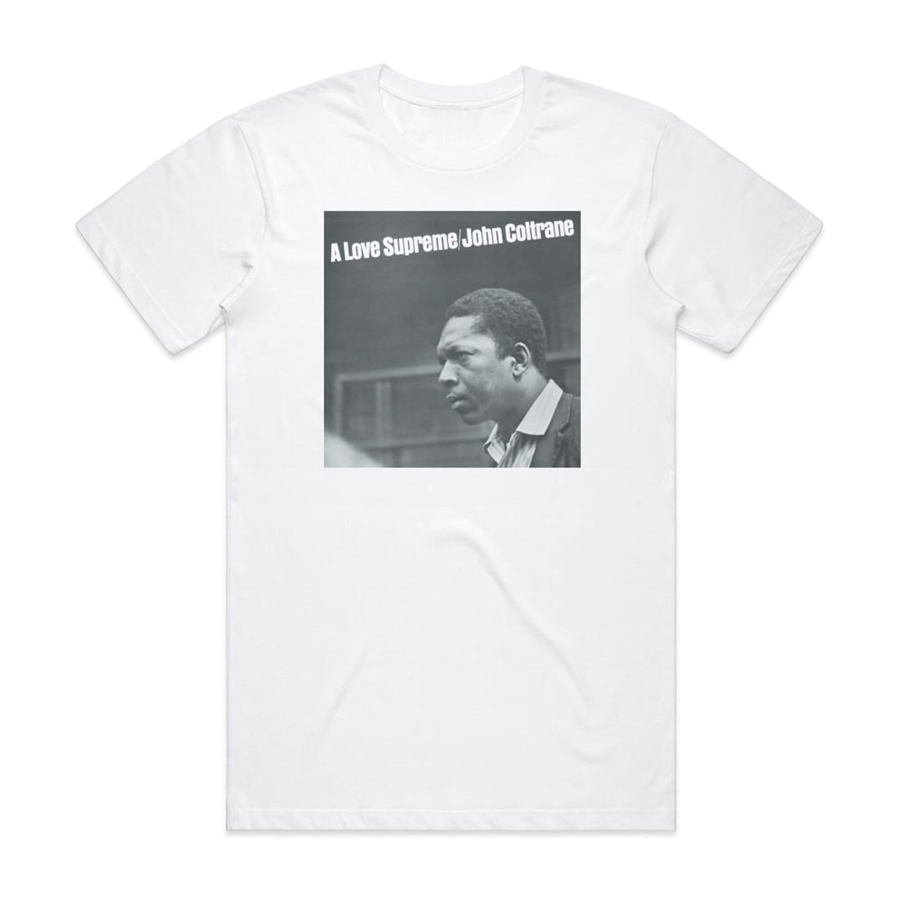 John Coltrane A Love Supreme Album Cover T-Shirt White