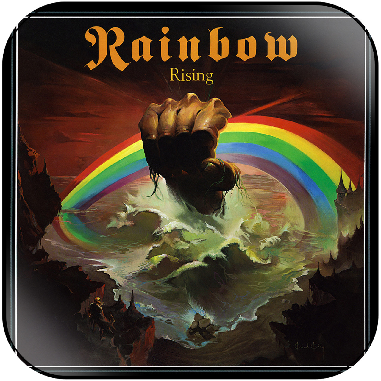 Rainbow rising-2 Album Cover Sticker Album Cover Sticker