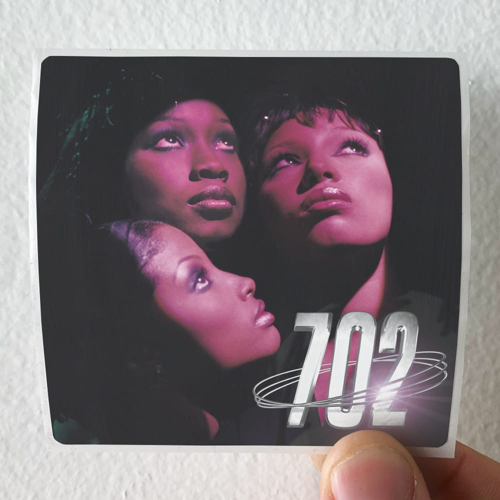 702 702 Album Cover Sticker