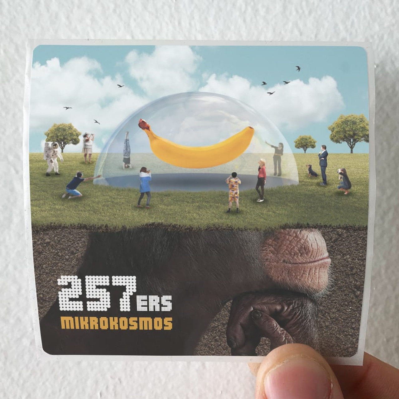 257ers Mikrokosmos Album Cover Sticker