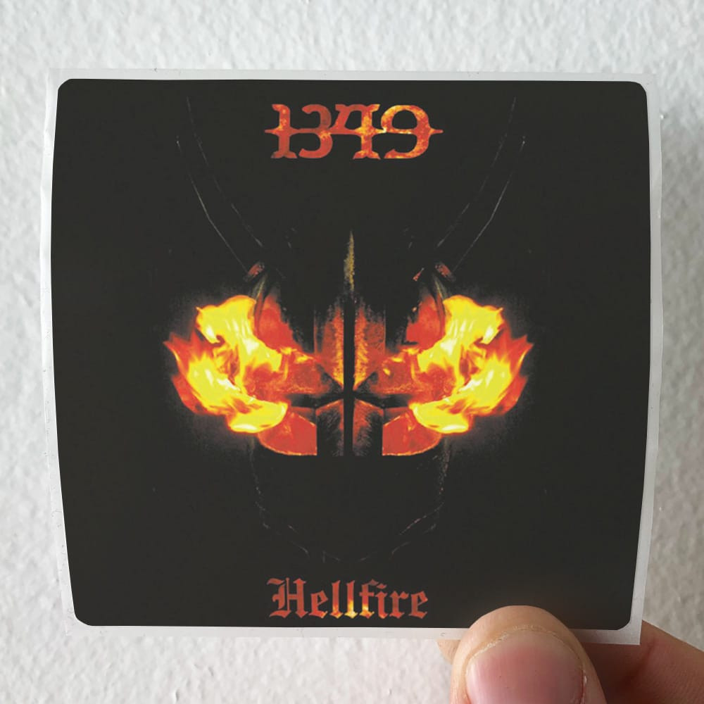 1349 Hellfire Album Cover Sticker