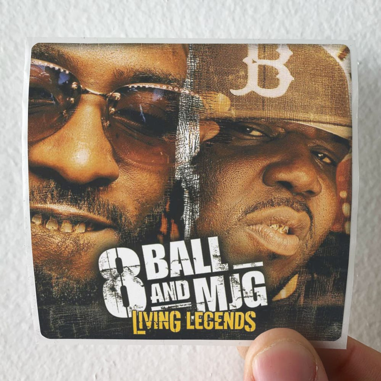 8Ball and MJG Living Legends Album Cover Sticker