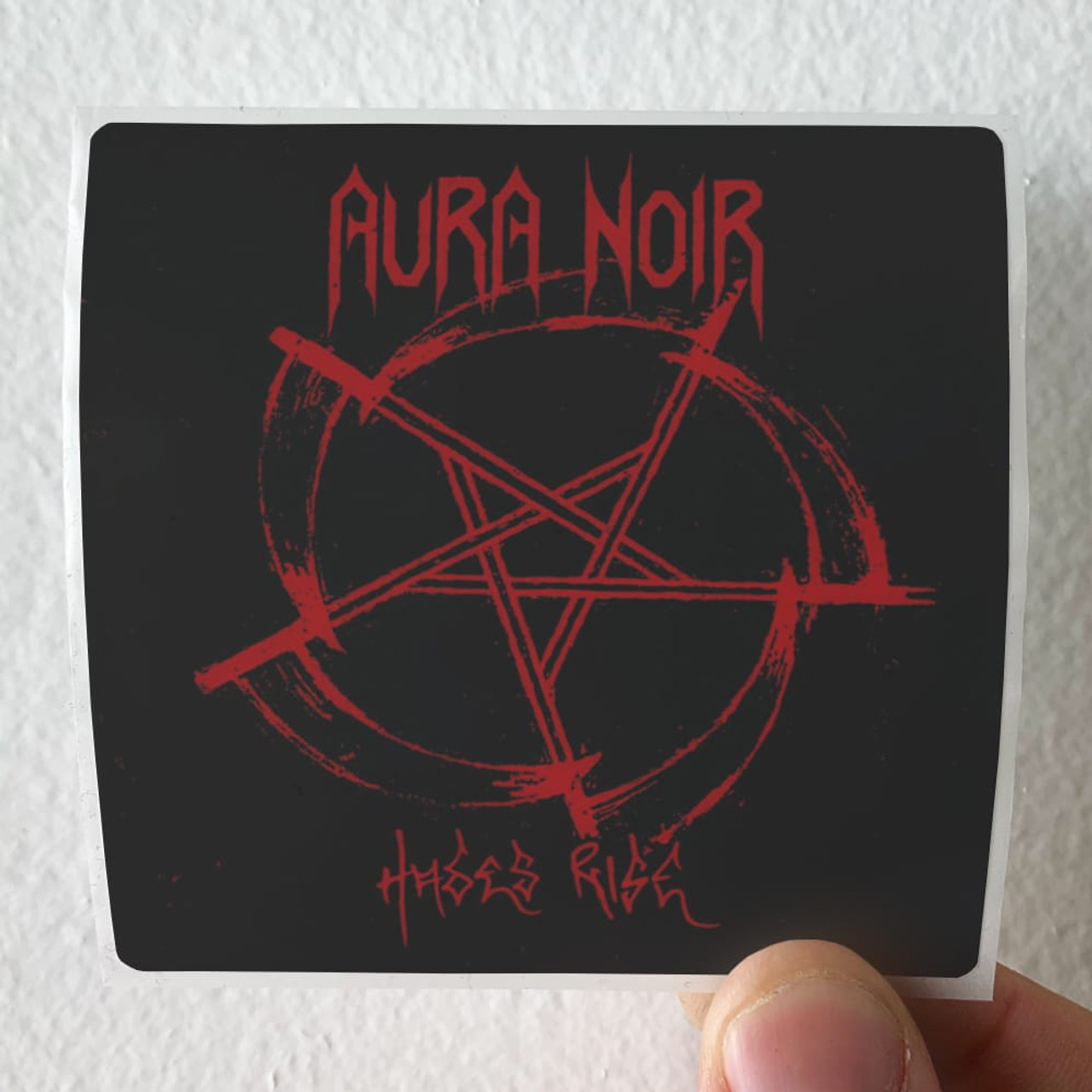 Aura Noir Hades Rise Album Cover Sticker