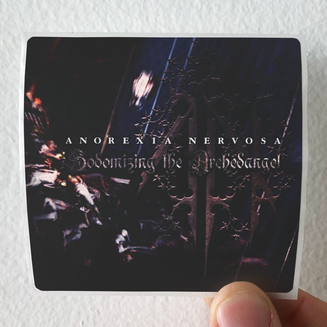 Anorexia Nervosa Sodomizing The Archedangel Album Cover Sticker